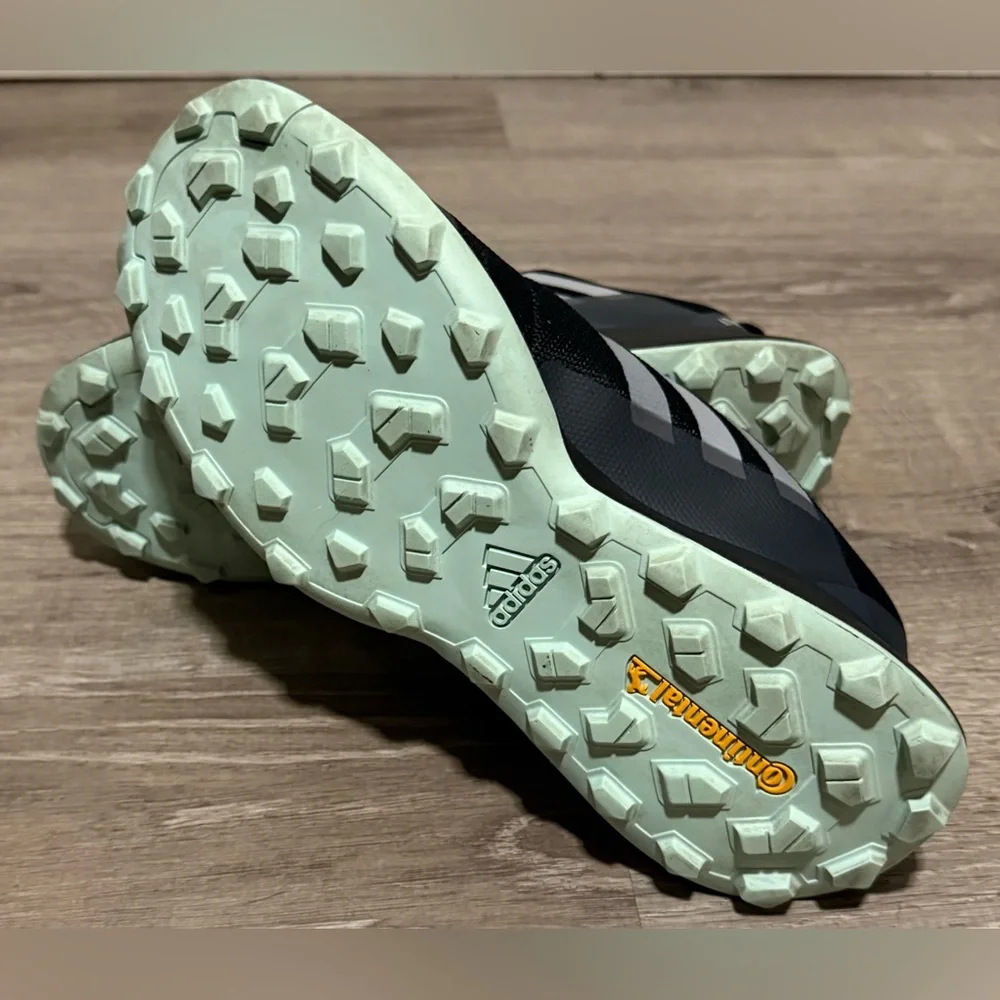 Adidas TERREX CMTK 260 Trail Running Shoes Black Green Women’s 8 Hiking Sneakers